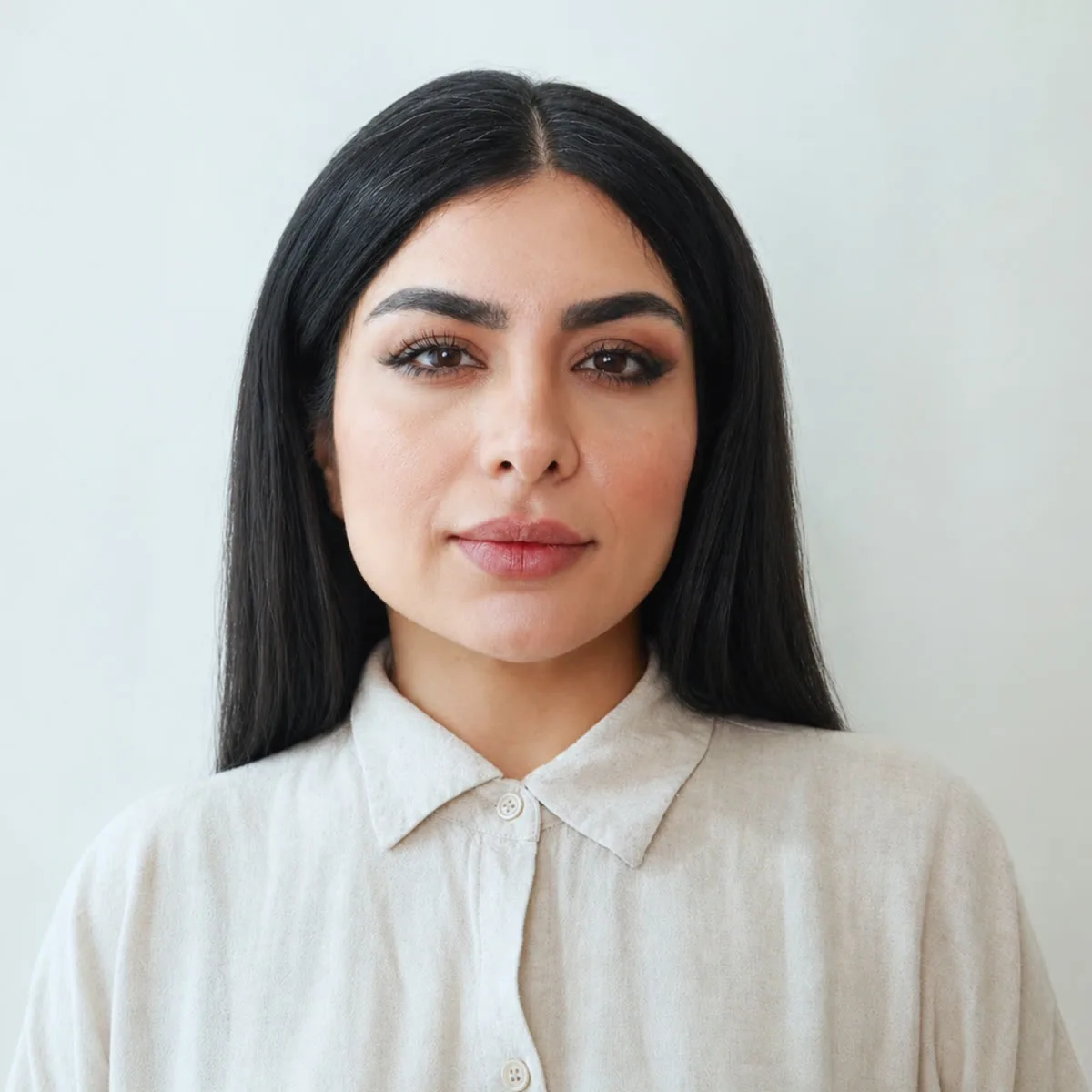 Farah, Brow Master at AZIZAM salon in Dubai